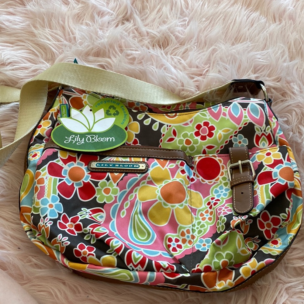 Lily Bloom floral handbag brand new